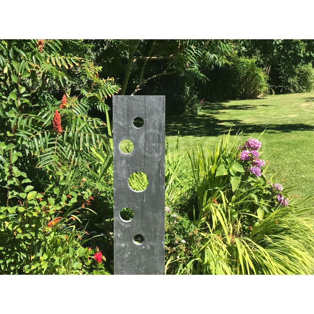 Totem ardoise 120 cm - bulles - pack de 2 totems