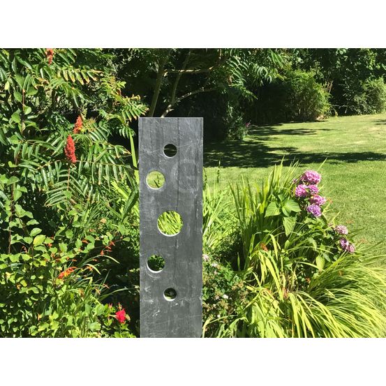 Totem ardoise 120 cm - bulles - pack de 2 totems