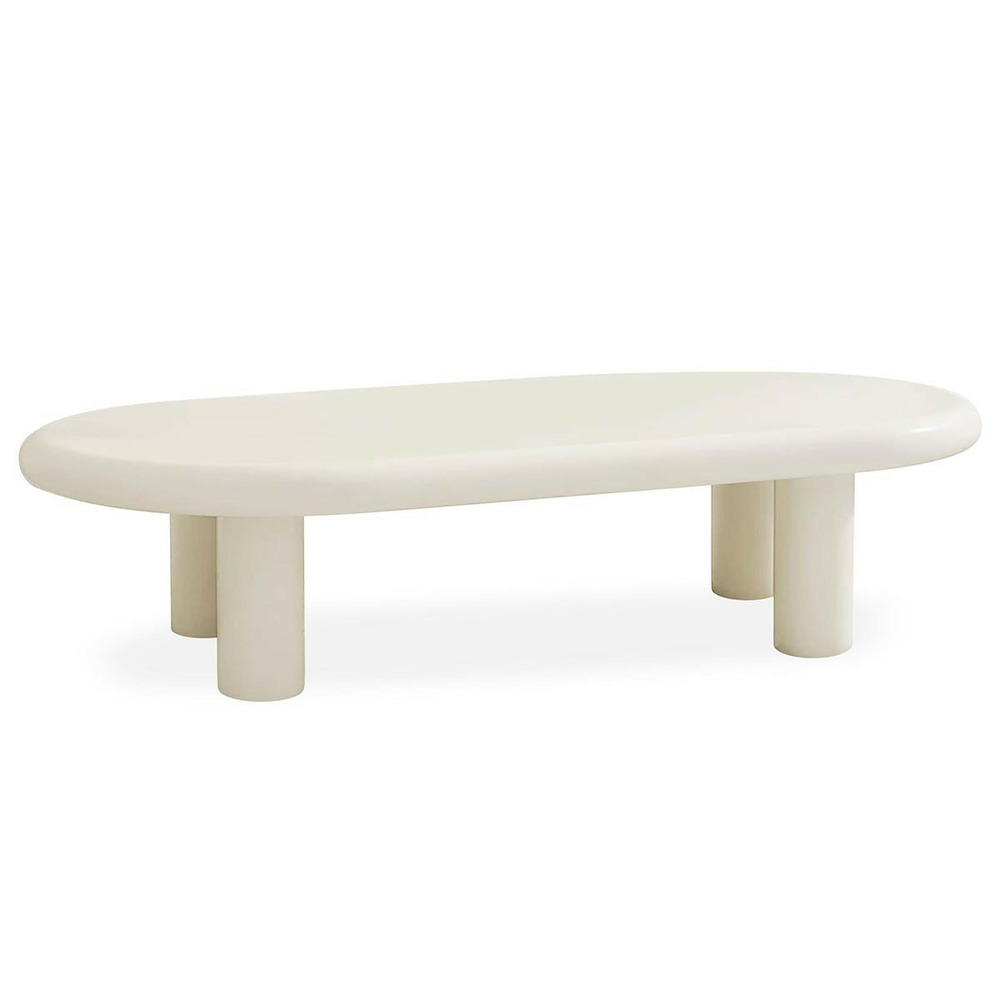 Table basse ovale 