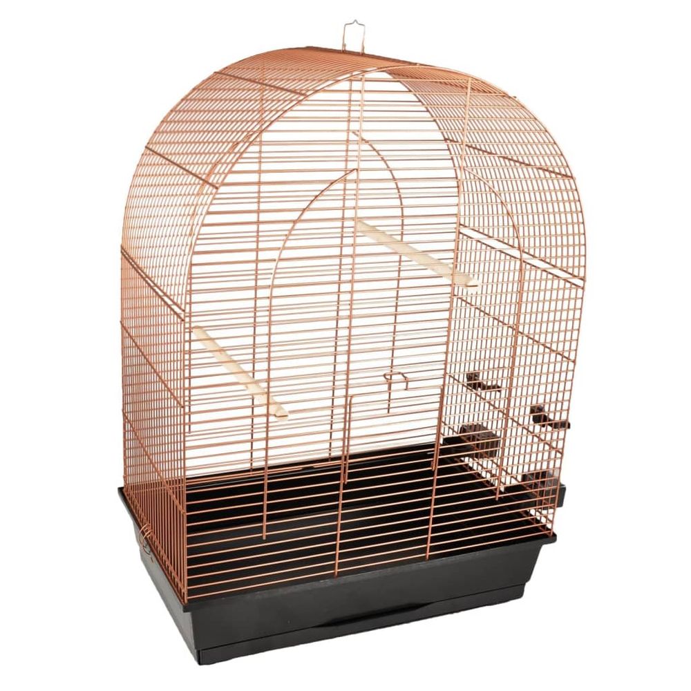 Cage à perruches klara 3 54x34x74,5 cm cuivre