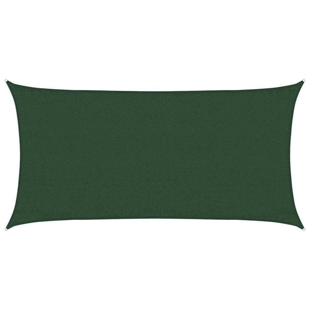 Voile d'ombrage 160 g/m² vert foncé 3x6 m pehd
