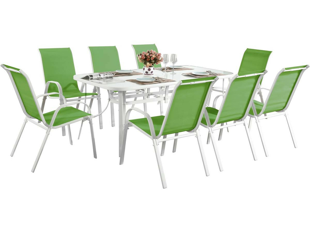 Salon de jardin Cordoba XL 180 - Phoenix - Vert