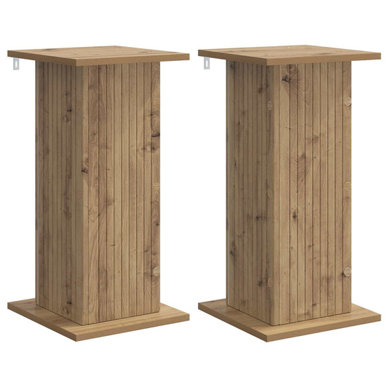 Support de plante 2 pcs chêne artisanal 30,5 x 30 x 60,5 cm