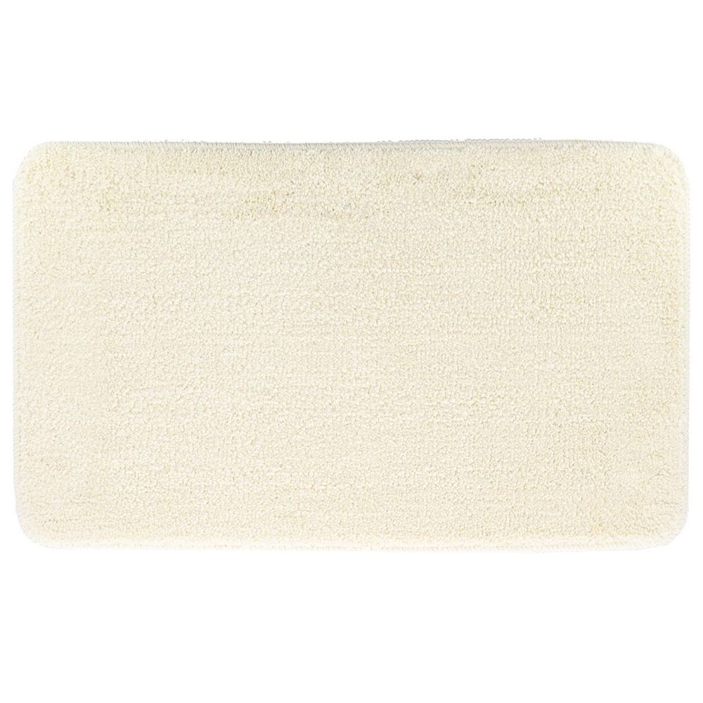 Tapis microfibre doux dessous latex 45x75 cm - naturel