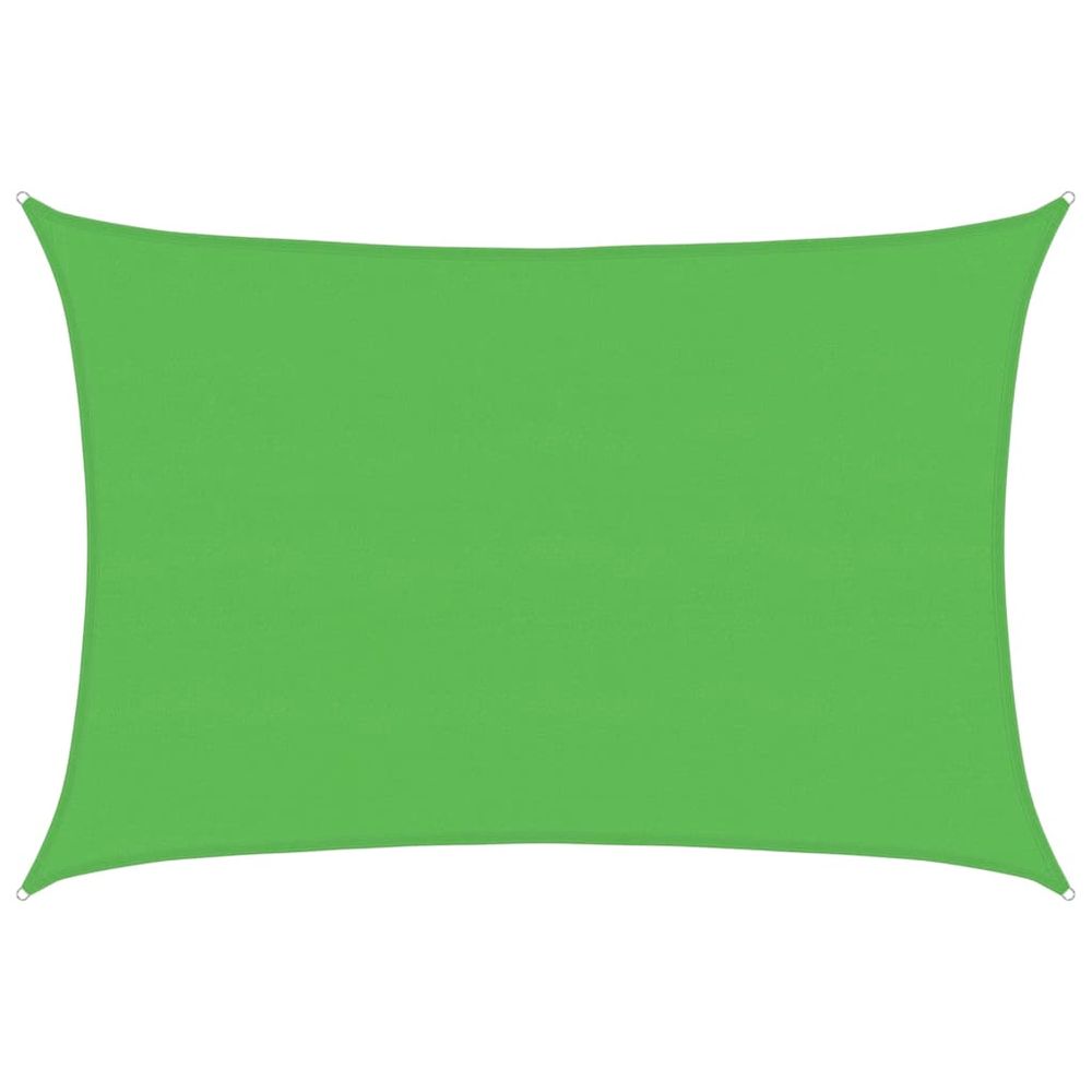 Voile d'ombrage 160 g/m² vert clair 5x7 m pehd