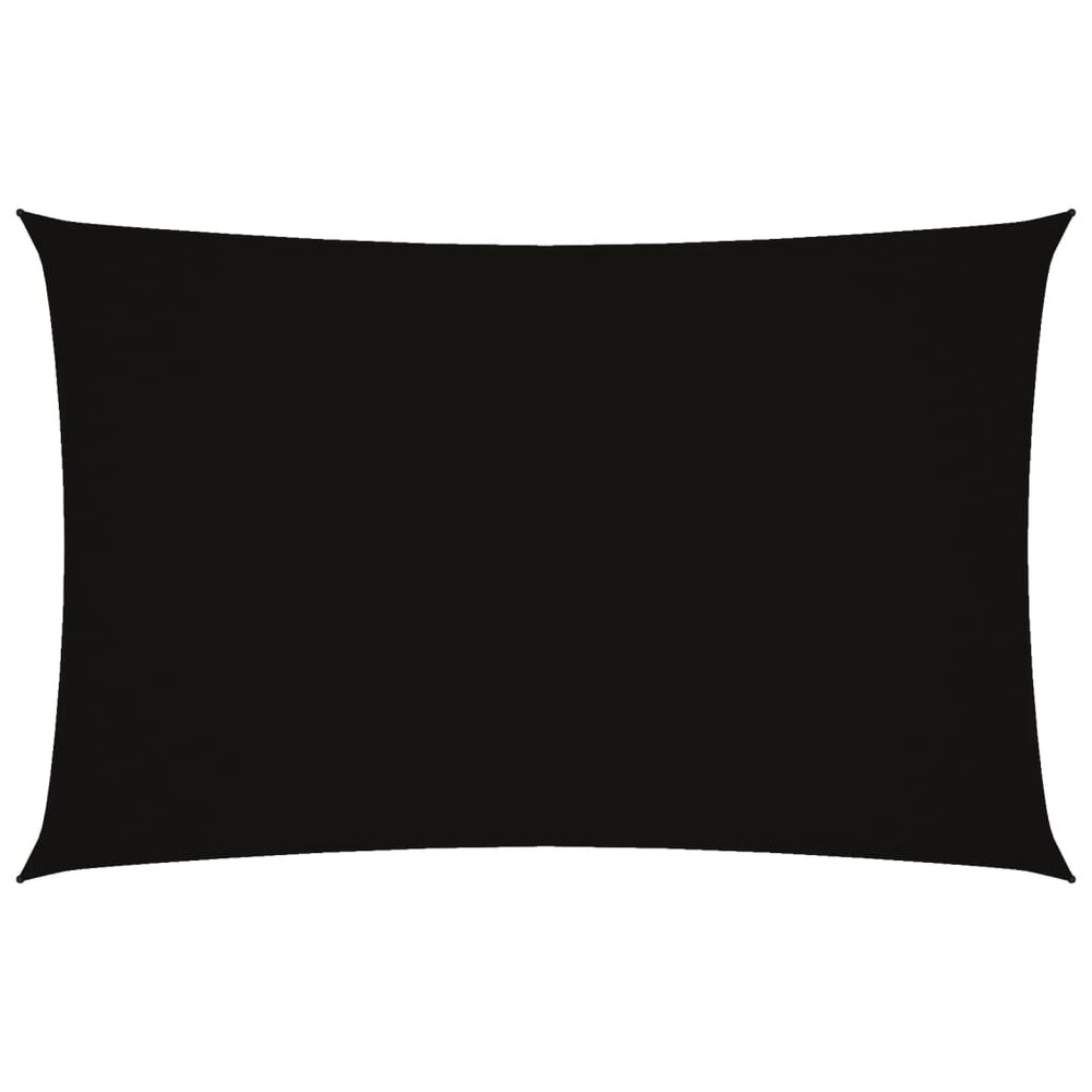 Voile de parasol tissu oxford rectangulaire 2x4,5 m noir