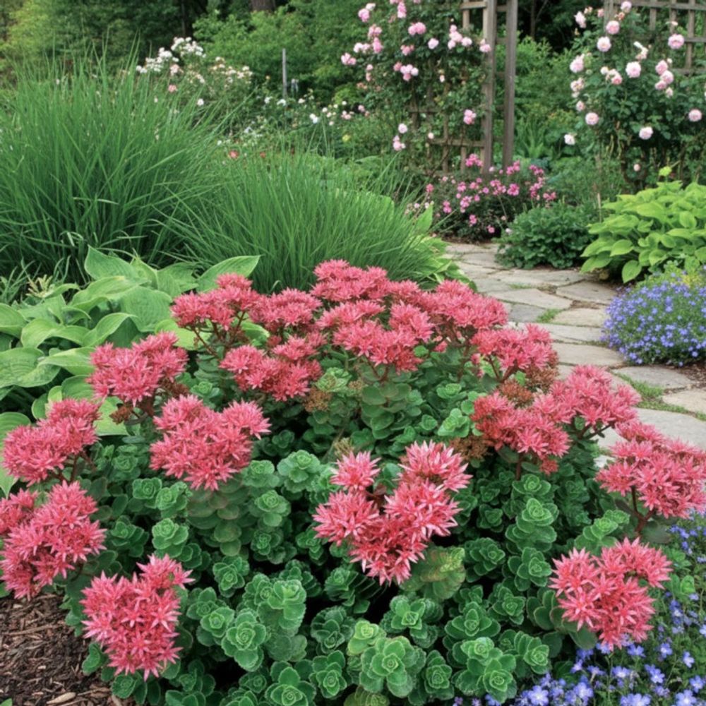 Orpin summer glory, sedum lot de 3 godets