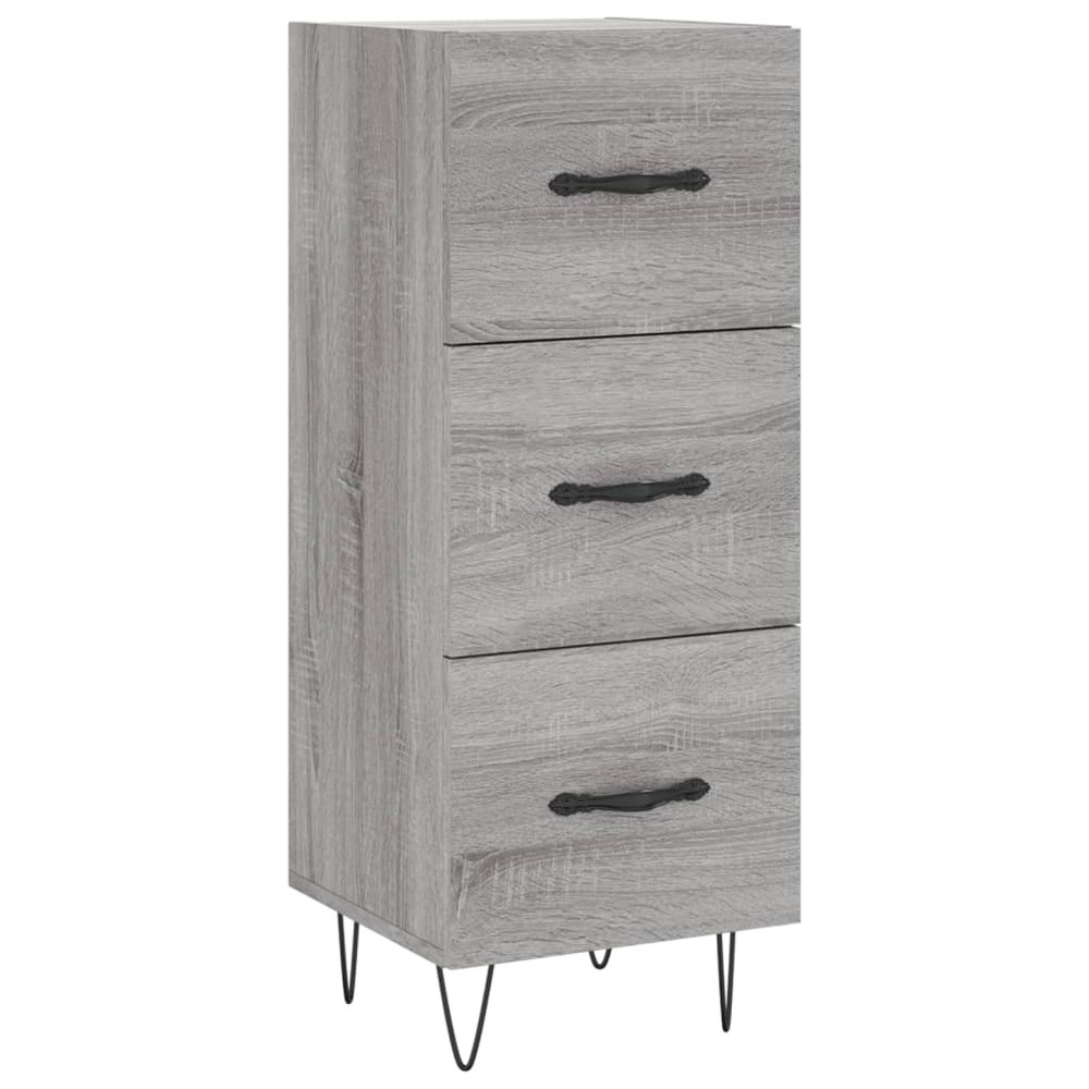 Buffet bahut commode armoire meuble de rangement organisateur cuisine salle de séjour salon sonoma 34,5 x 34 x 90 cm bois d'i