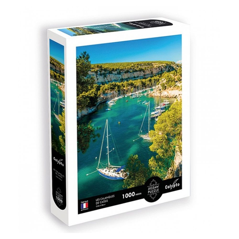 Puzzle les calanques de cassis - cote d azur 1000p
