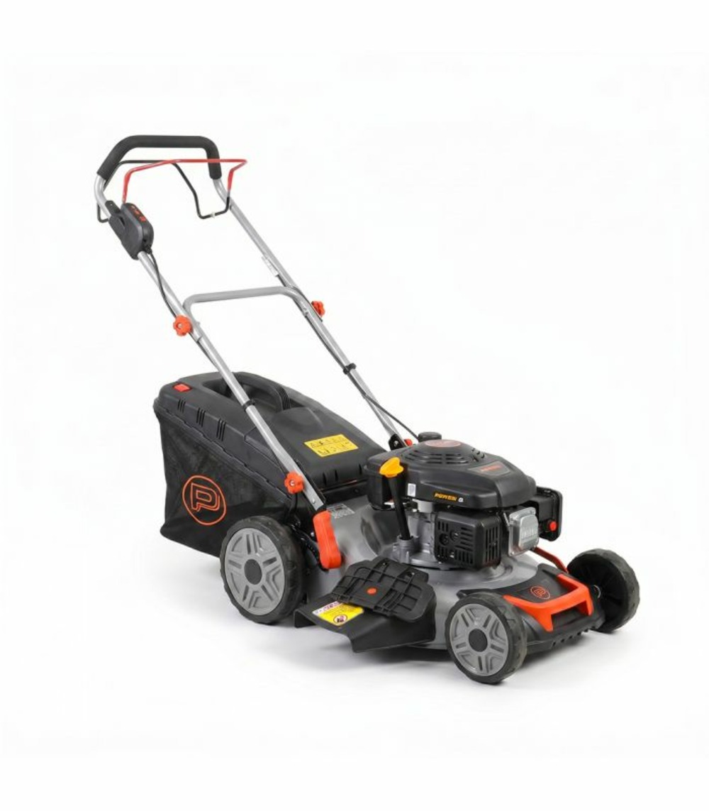 Tondeuse thermique 46 cm 139cc démarrage électrique et mulching inclus - popster tlm046sm l139es
