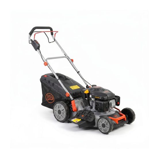 Tondeuse thermique 46 cm 139cc démarrage électrique et mulching inclus - popster tlm046sm l139es