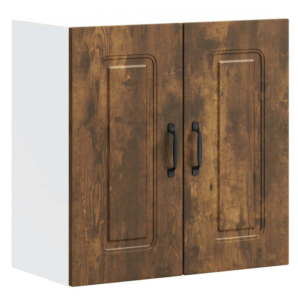 Armoire murale de cuisine kalmar chêne fumé bois d'ingénierie