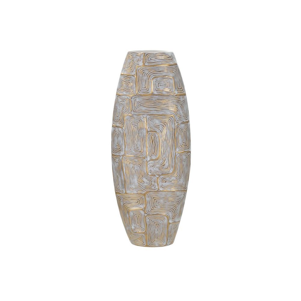 Vase design haut en résine 