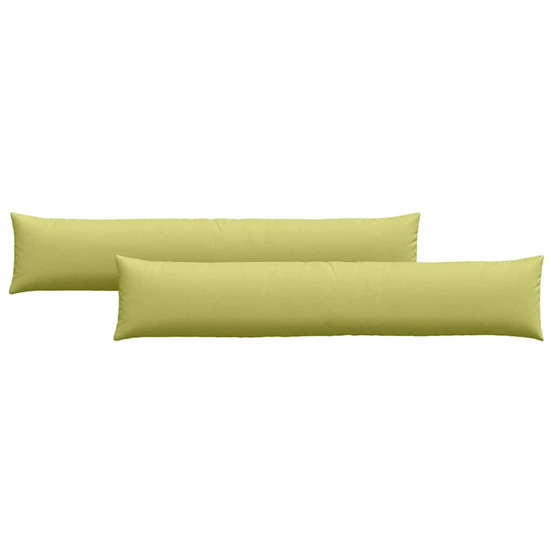 Coussins de canapé 2 pcs vert clair 200 x 40 cm tissu