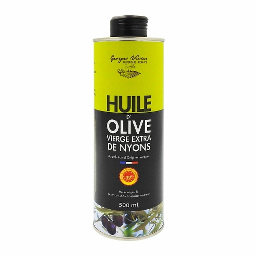 Huile d'olive de nyons aop - georges nivier - bidon 50cl