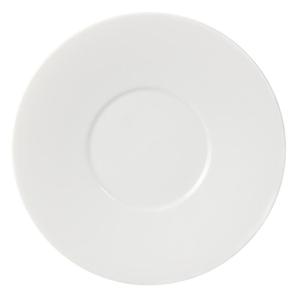 Soucoupe porcelaine blanche olympia - lot de 6