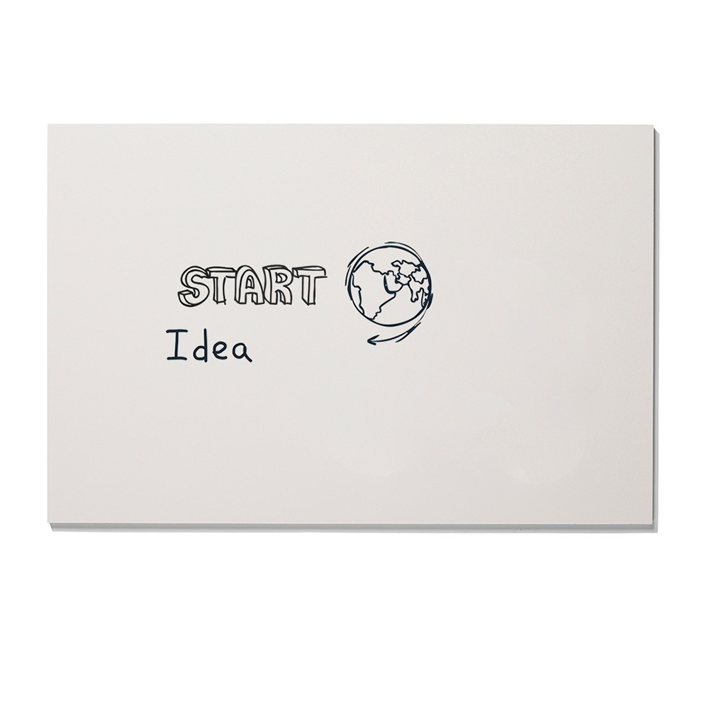 Tableau blanc sans cadre - 98 x 148 cm