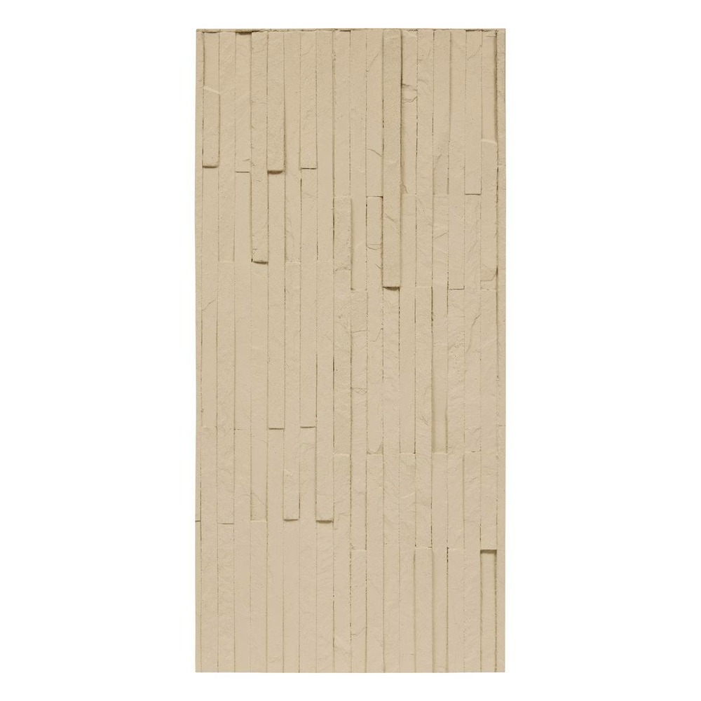 Sticker mural effet parement cary beige 58x28cm