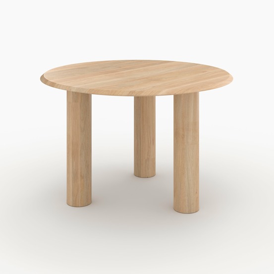 Sacha-table ronde en bois de manguier 4 personnes