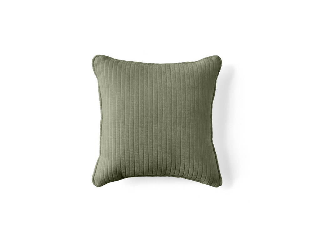 Topaze - coussin - en velours côtelé plat - 40x40 cm