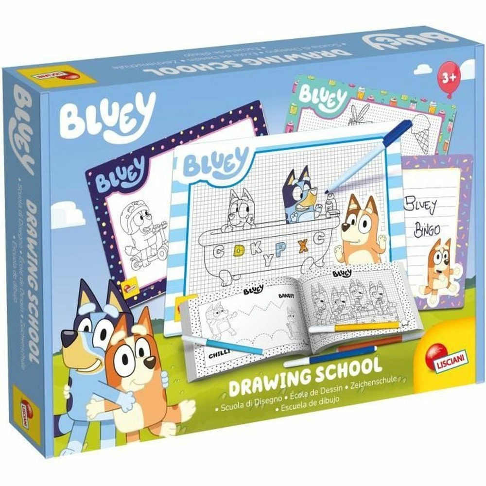 Kit école de dessin - bluey drawing school