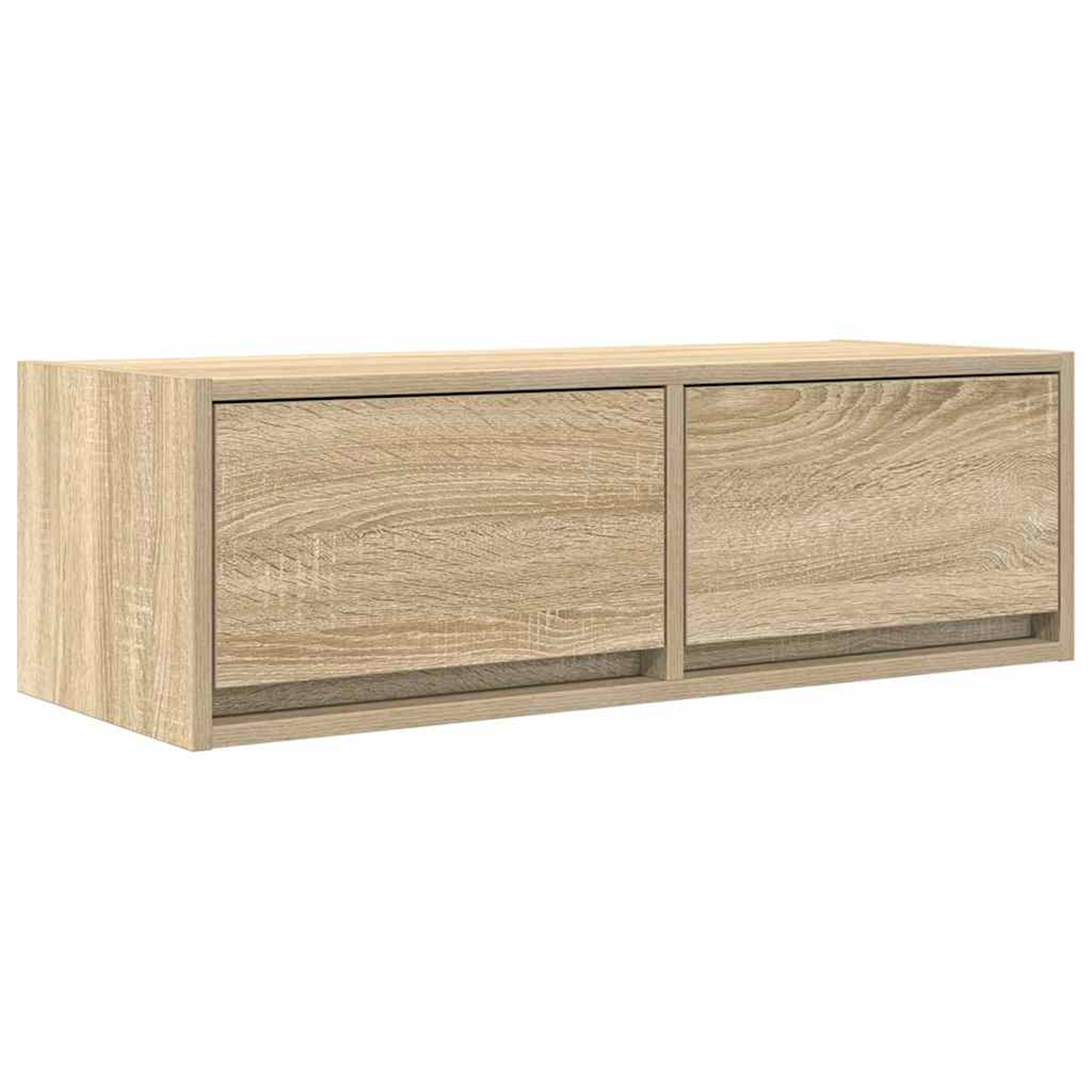 Meuble tv chêne sonoma 80x31x25,5 cm bois d'ingénierie