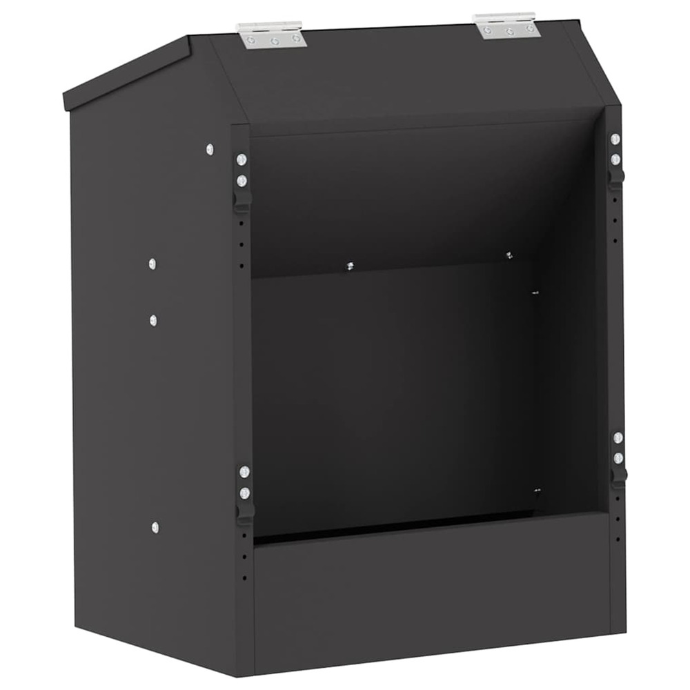 Distributeur pour lapins noir 64.5 x 25.5 x 45.5 cm