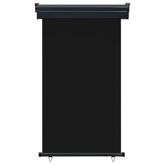 Auvent latéral de balcon 105x250 cm noir