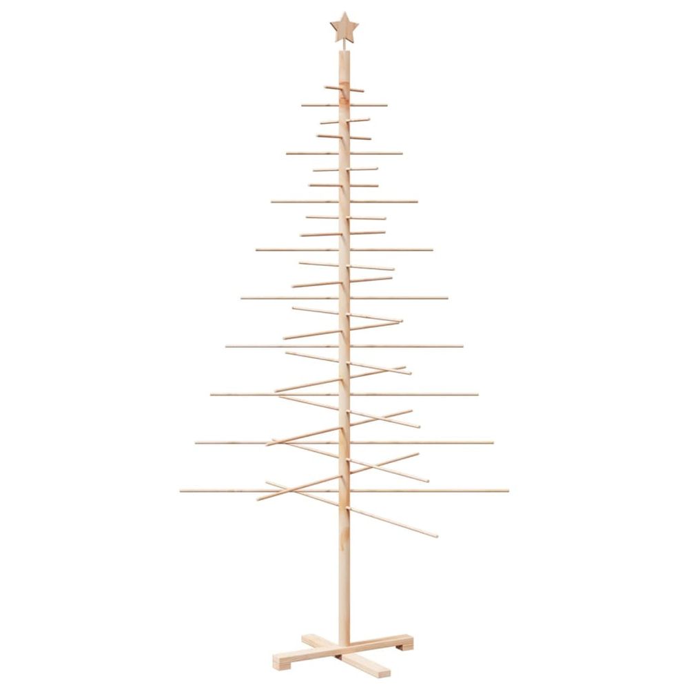 Arbre de noël en bois bambou naturel non fini