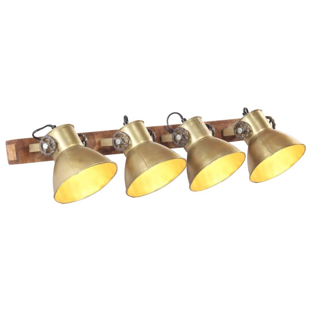 Lampe murale industrielle laiton 90x25 cm e27