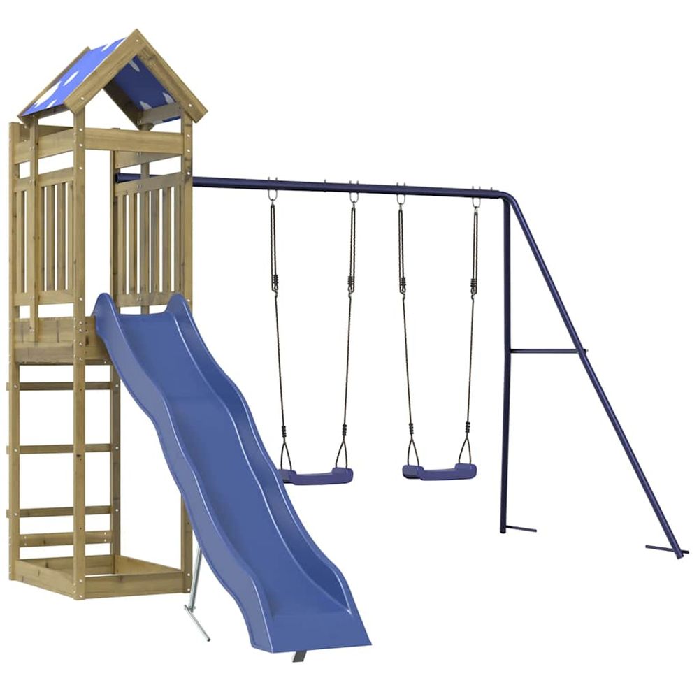 Aire de jeux d'extérieur bois de pin imprégné