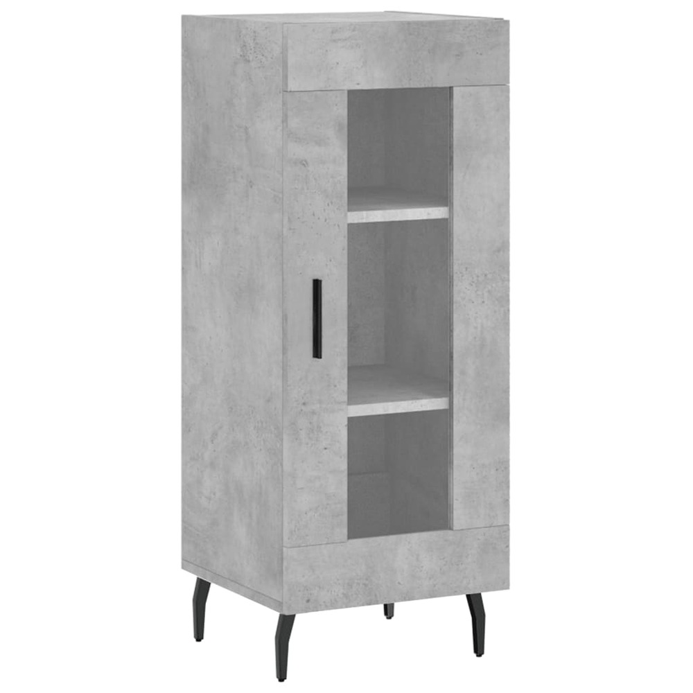 Buffet bahut commode armoire meuble de rangement organisateur cuisine salle de séjour salon 34,5 x 34 x 90 cm bois d'ingénier