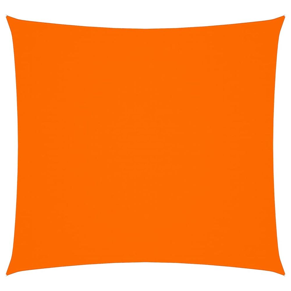 Voile de parasol tissu oxford carré 7x7 m orange