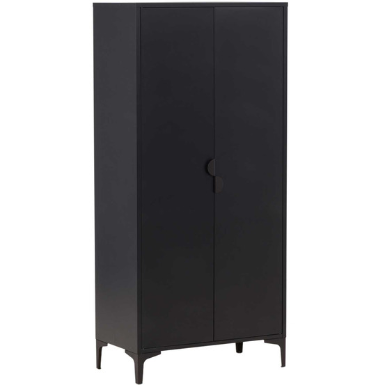 Armoire 2 portes en métal piring noir