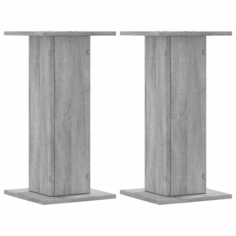 Supports pour plantes 2 pcs sonoma gris bois d'ingénierie