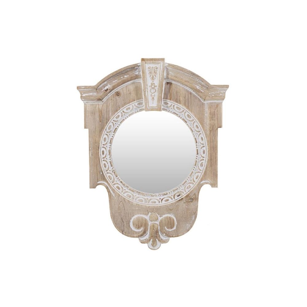 Miroir bois marron - décoration d'autrefois