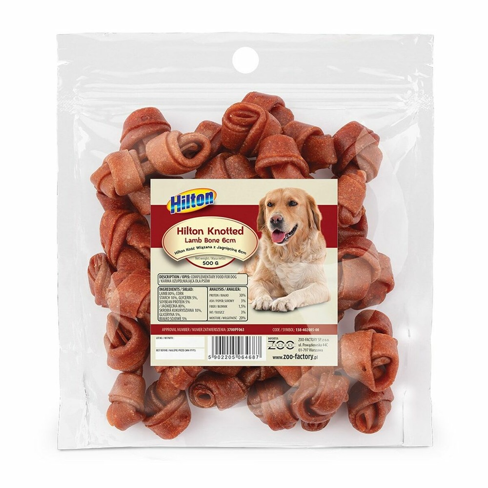 Snack pour chiens hilton agneau 500 g