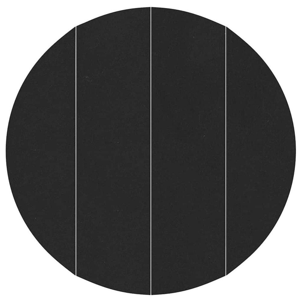 Tapis de piscine noir ø 428 cm tissu non tissé