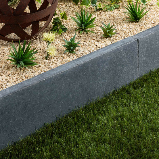 Bordure de jardin pierre bleue du vietnam 100x30x5 cm (à l'unité) - ro'ma nature