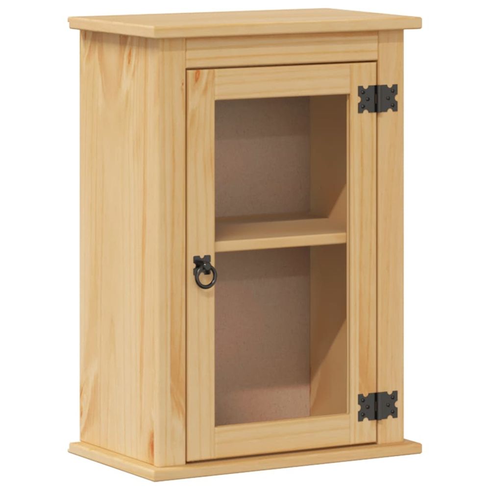 Armoire murale de salle de bain corona bois de pin massif