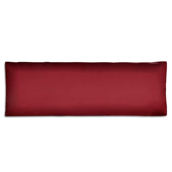 Coussin rembourré de dossier bordeaux 120 x 40 x 10 cm
