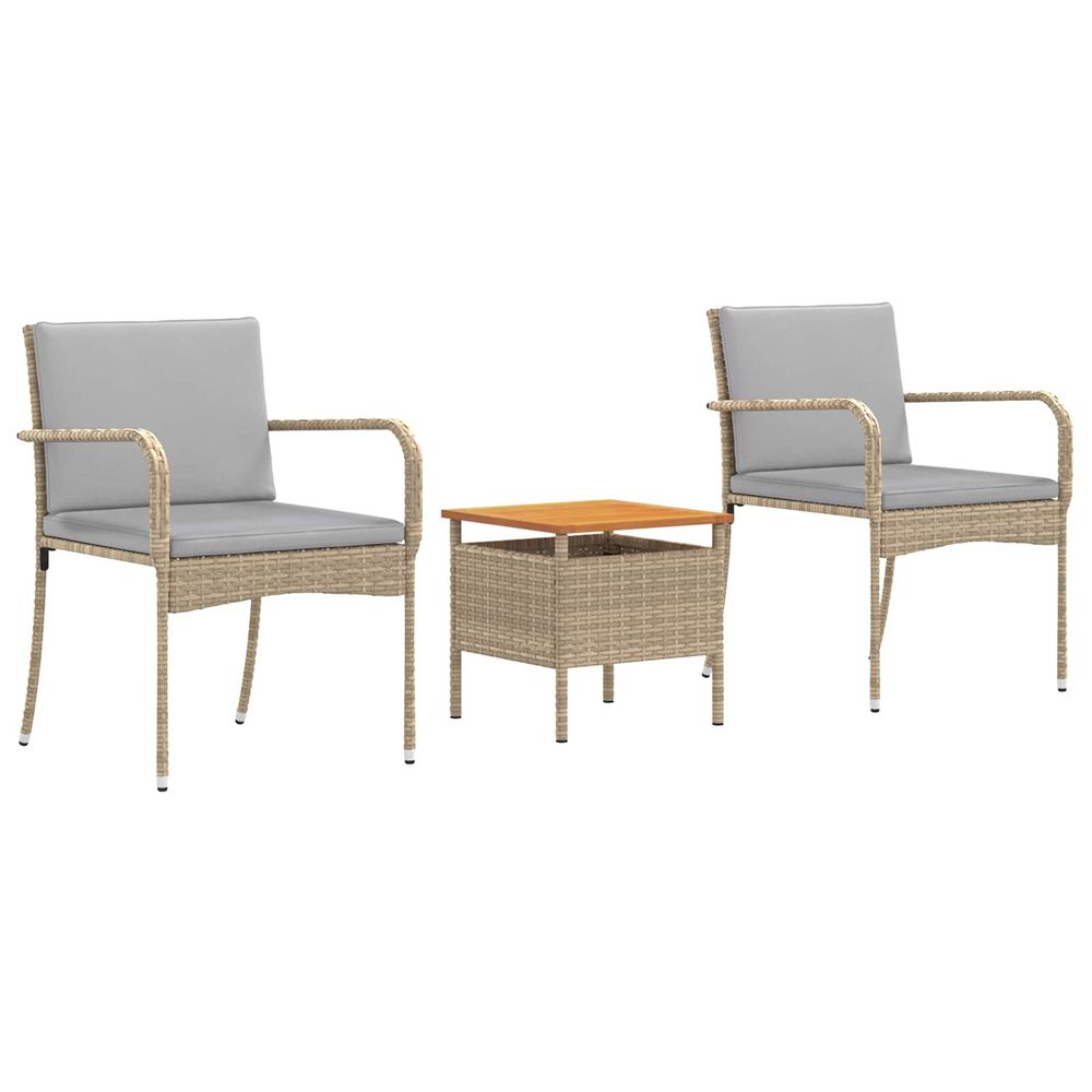 Ensemble de jardin beige polyrotin