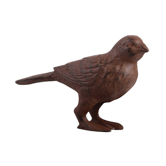 Oiseau déco en fonte