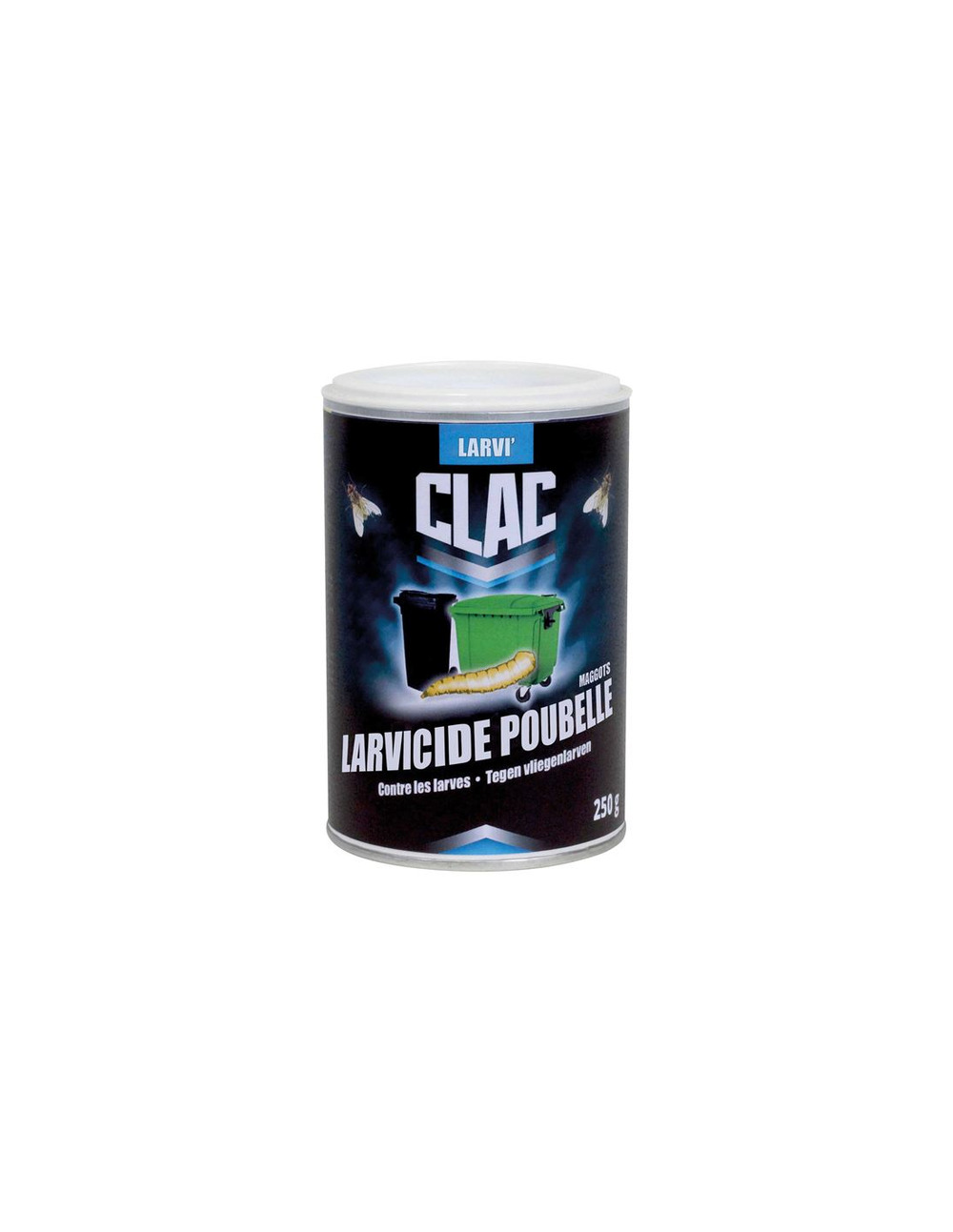 Larvicide poubelle contre les mouches clac 250g - clac
