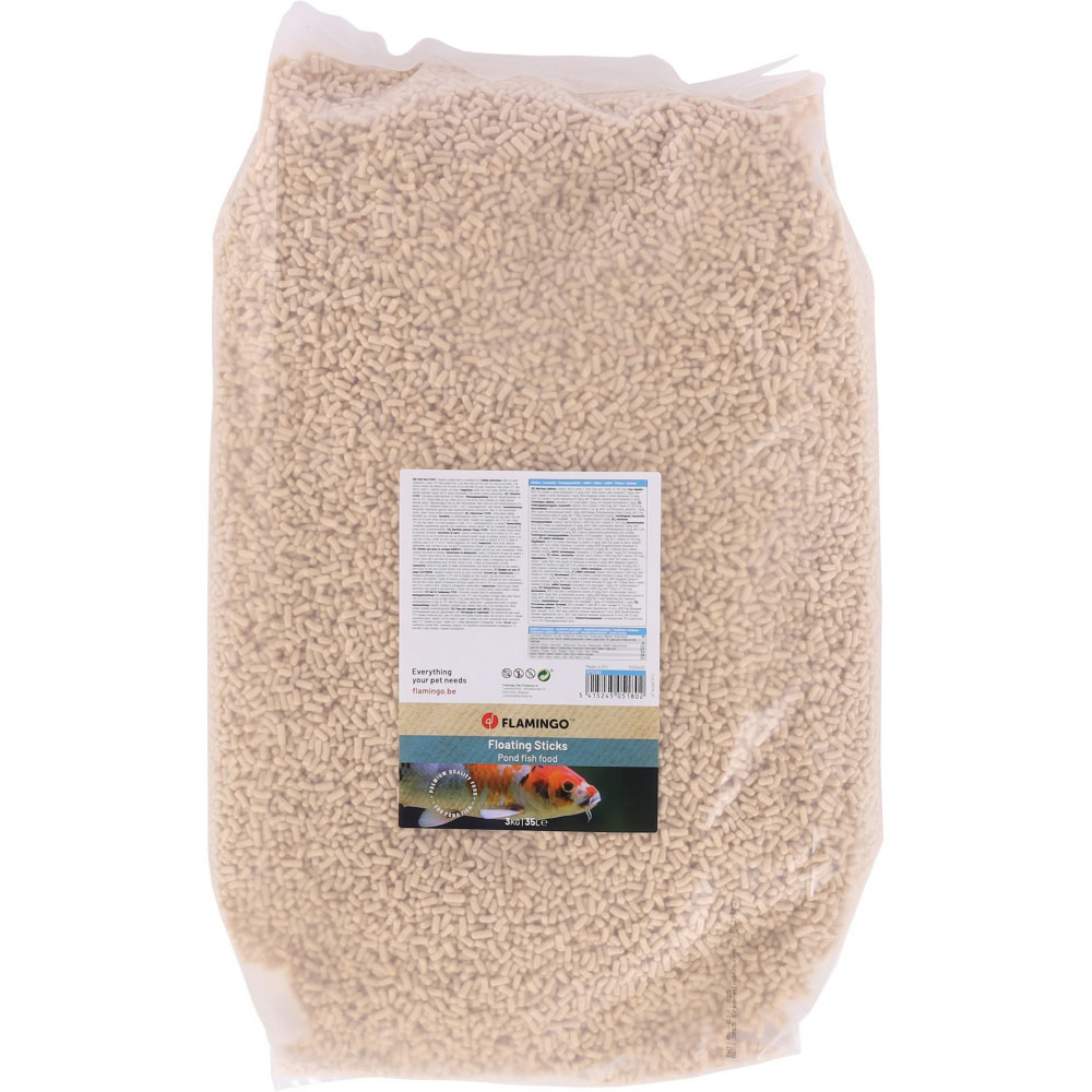 Nourriture poisson d'étang en sticks, 35 litres soit 3 kg