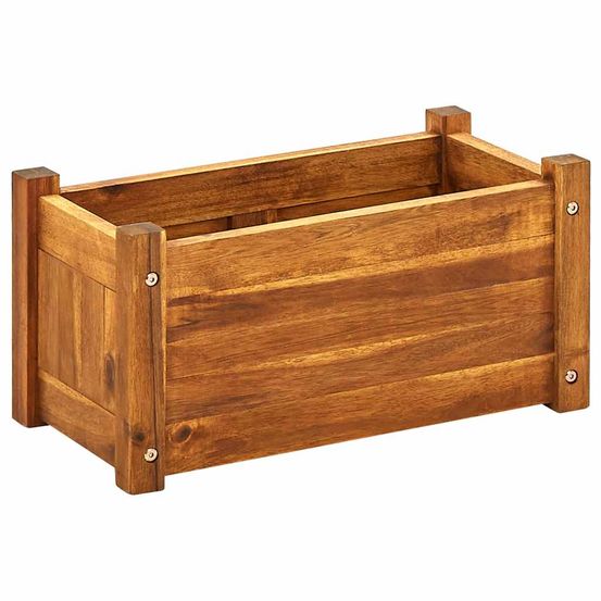 Lit surélevé de jardin bois d'acacia 50x25x25 cm
