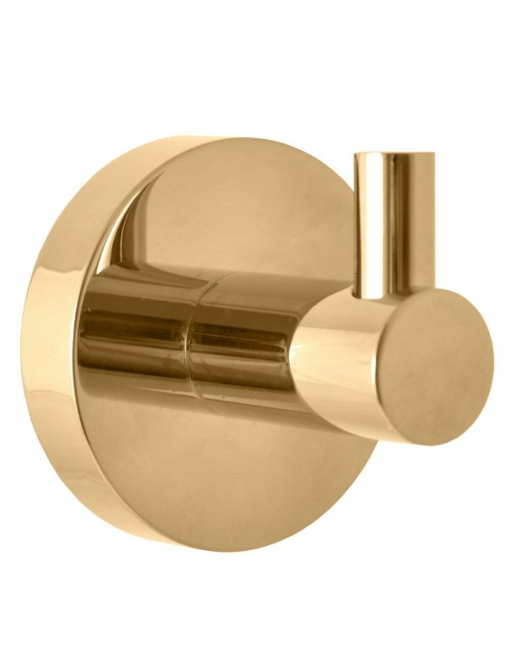 Lot de 2 patères simples colorado en laiton doré 5,3 cm