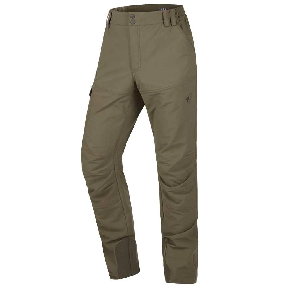 Pantalon stagunt vernon-tabac poche zippée genoux préformés