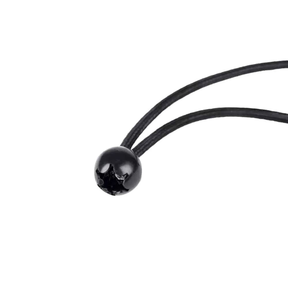 Sandow avec boule noir 6mm x 25cm, fixation bâche facile