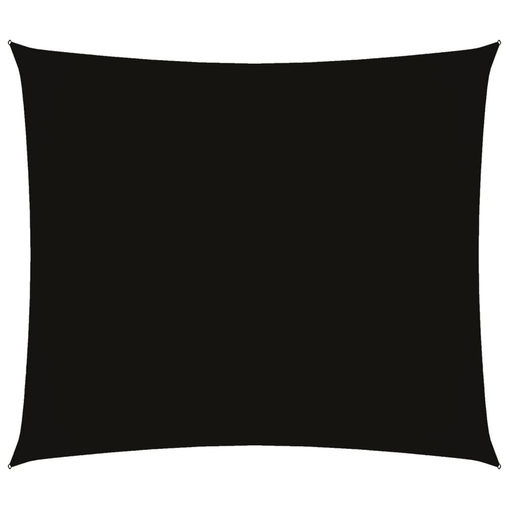 Voile de parasol tissu oxford rectangulaire 2,5x3 m noir